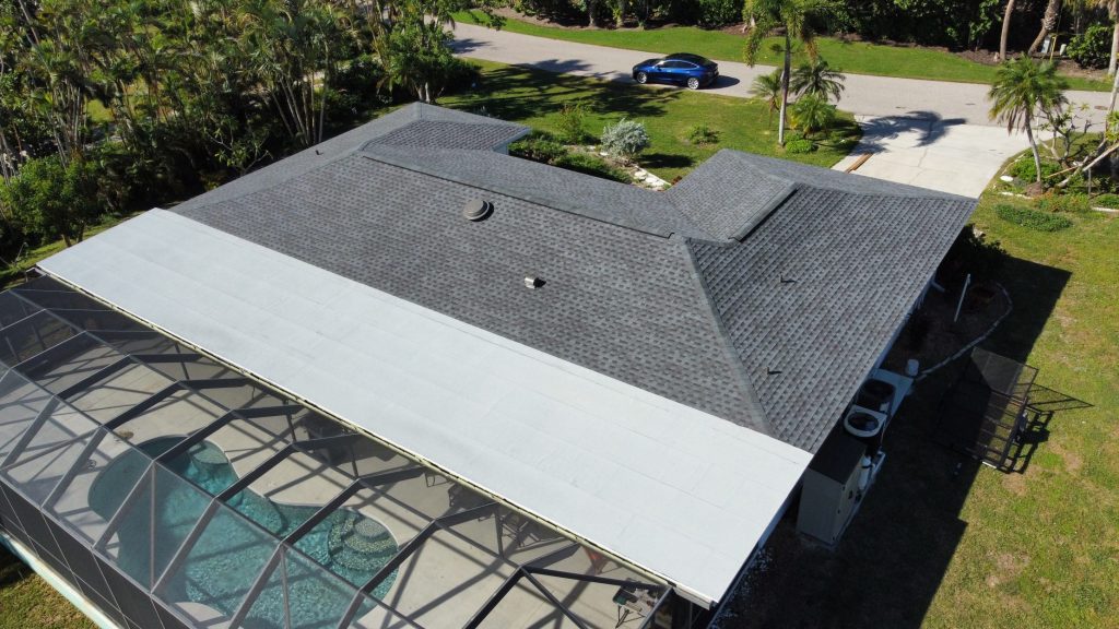 GAF Shingle Roof Replacement Flat roof Fort Myers Florida