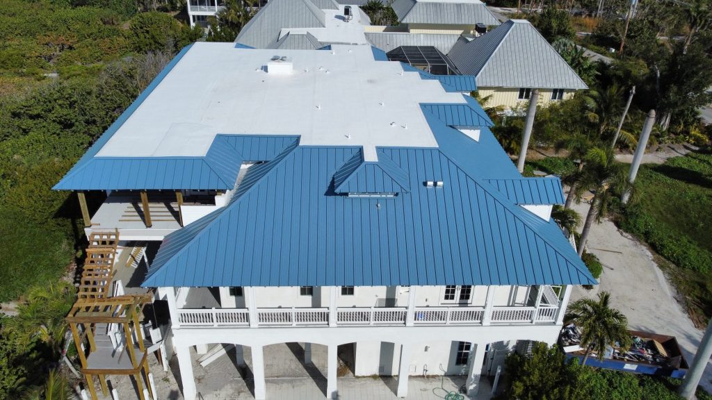 Standing Seam Metal Panel Roof System TPO Flat roof system